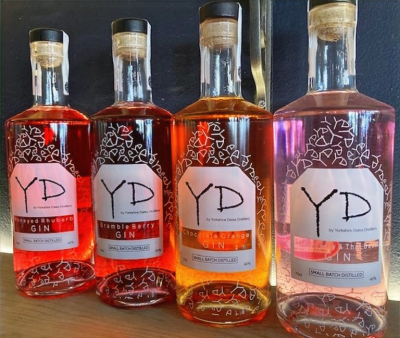 Yorkshire Dales Gin - At Yorkshire Dales Distillery, great things are created, developed, distilled and bottled. Pursuing technical excellence in distillation, producing in very small batches using traditional techniques and using local botanicals and a unique ancient mineral water from Swaledale for every aspect of our work, our spirits are noted for their smooth flavours.

Strawberry and Thai Basil Gin 40% 70cl 
Chocolate Orange gin 40% 70cl 
Bramble Berry Gin 40% 70cl 
Honeyed Rhubarb 40% 70cl