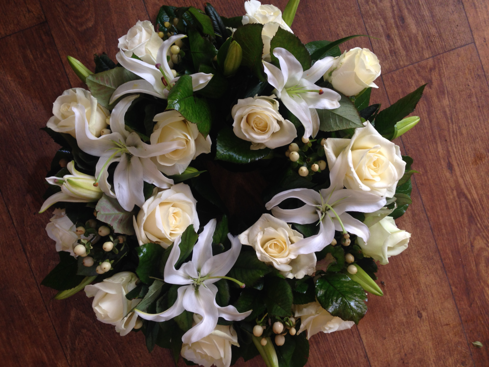 White wreath
