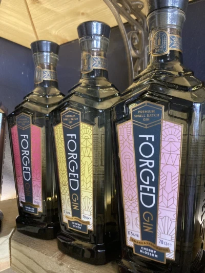 Forged Gin - Cherry Blossom Gin 37.5 Vol 70cl
Floral and sweet, Forged cherry flavoured gin is delicate yet indulgent. Sweet cherry and crisp tartness lead, followed by buttery almonds. The aroma is heavily ladened with marzipan and carried by its sweetness. 
Pair with a premium tonic or lemonade and garnish with fresh raspberries.

Sherbet Lemon Gin 37.5 Vol 70cl
Remember eating Sherbet Lemon sweets as a child? The tangy and fizzy taste of the sherbet in your mouth? At Forged, they work tirelessly to recreate this feeling. Our Sherbet Lemon gin is the reincarnation of this childhood memory – only this time, it is a boozy version! They enhanced the base of their dry gin recipe and tailored it to create a zesty yet sweet flavour profile. 
Forged suggest that you pair this gin with your favourite premium tonic or lemonade and garnish with a slice of dehydrated lemon and lime. Delicious!

Rhubarb and Ginger 37.5 Vol 70cl
This gin is distilled in Wakefield in the rhubarb triangle, a nine square-mile area between Wakefield, Morley and Rothwell. The fuschia-pink rhubarb from this area is prized across the UK for it’s soft texture and sweet flavour. The heritage in the Rhubarb triangle is important to Forged gin. The rhubarb adds sweetness with a slight tart edge, balanced perfectly with a hint of ginger that dances on the palate and creates lasting warmth. 

Pair with a premium ginger ale and freshly ground black pepper.